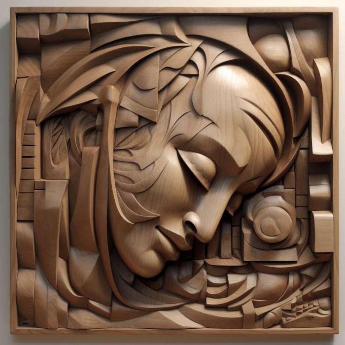 نموذج ثلاثي الأبعاد لآلة CNC 3D Art 